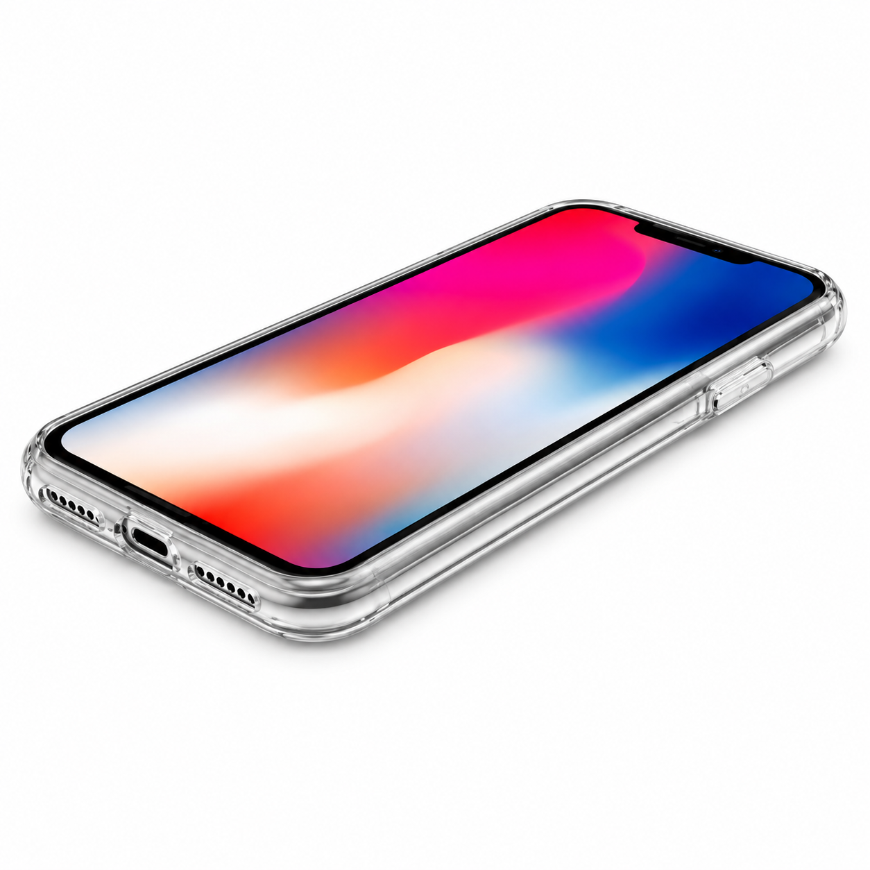 Cellect iPhone X vékony TPU átlátszó szilikon hátlap