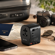 Cellect Utazó adapter 65W, 2 USB-C, 1 USB-A UK/CN/EU standard