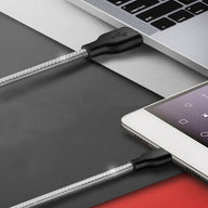 Cellect USB-A és USB-C adat és töltőkábel 100 cm, Szürke