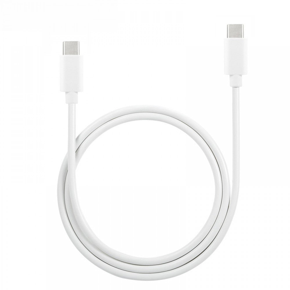 Cellect USB-C és USB-C adat és töltőkábel, 100 cm, Fehér