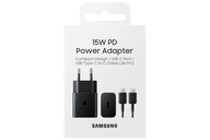 Samsung hálózati adapter kábellel, 15W PD USB-C