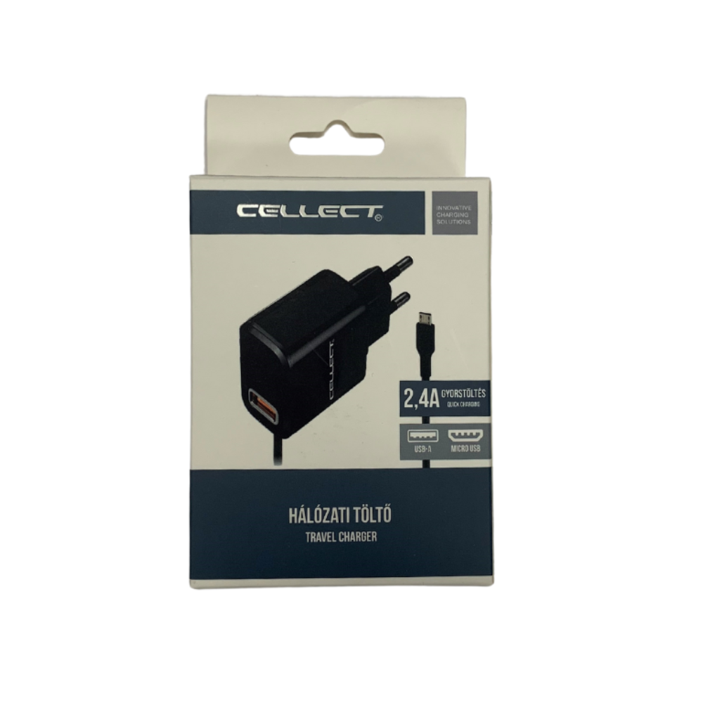 Cellect HS-H47 Hálózati töltő Micro USB csatlakozással, 2.4A