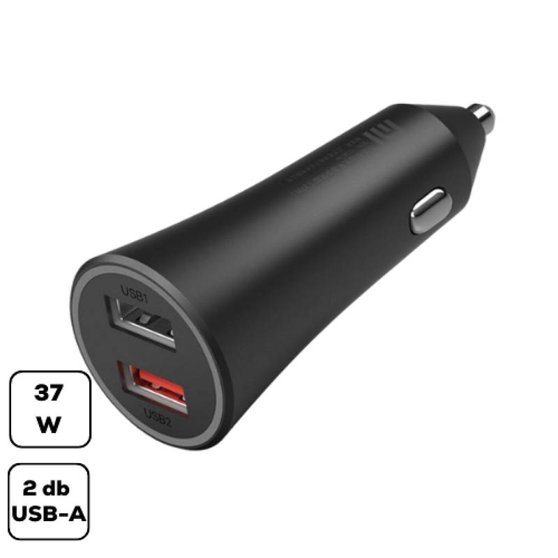 Xiaomi Mi Dual-Port 37W autós töltő, USB GDS4147GL