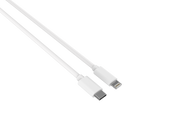 Cellect Ligtning és USB-C adat és töltőkábel, 100 cm, Fehér
