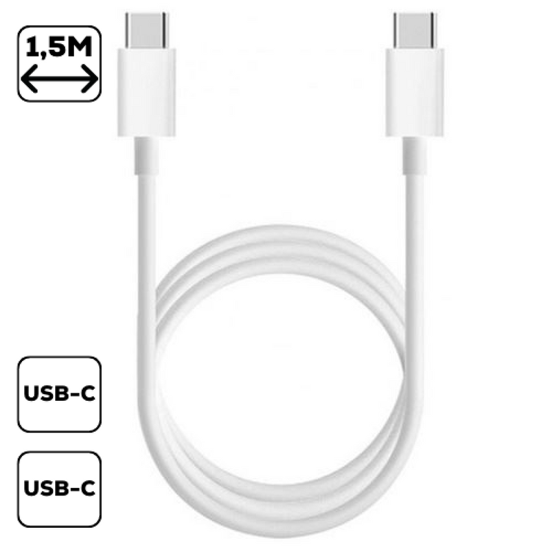 USB Type-C adat-és töltőkábel, 1, 5m