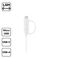 Samsung 2 in 1, USB Type-C és Micro kábel