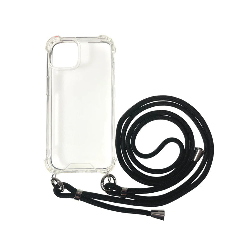 Cellect iPhone 15 Pro átlátszó tok nyakbaakasztóval