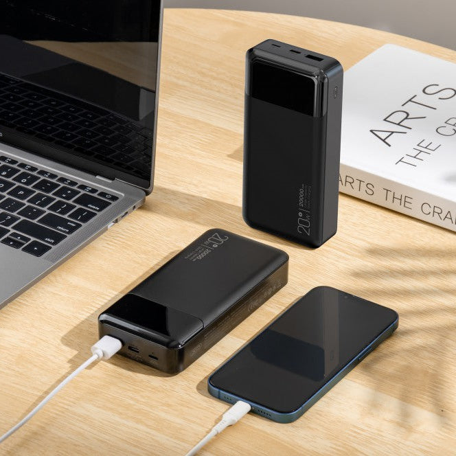 Cellect 20.000 mAh powerbank, Fekete