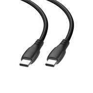 Cellect USB-C és USB-C adat és töltőkábel, 200 cm, Fekete