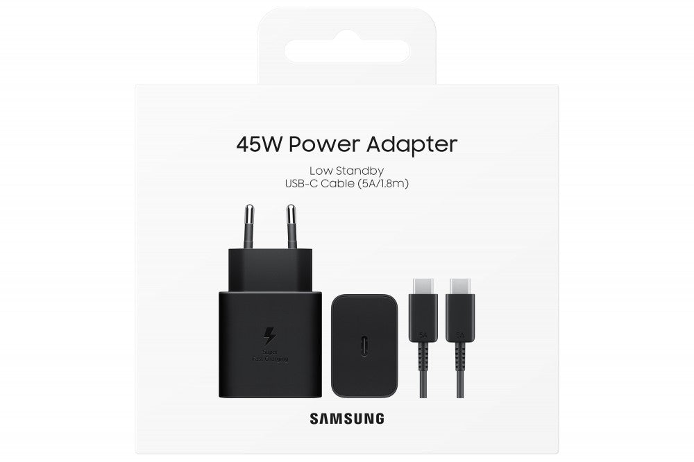 Samsung hálózati adapter kábellel, 45W PD USB-C