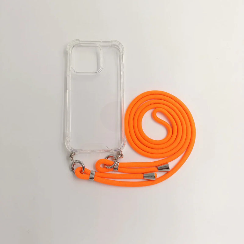Cellect iPhone 15 Pro átlátszó tok nyakbaakasztóval