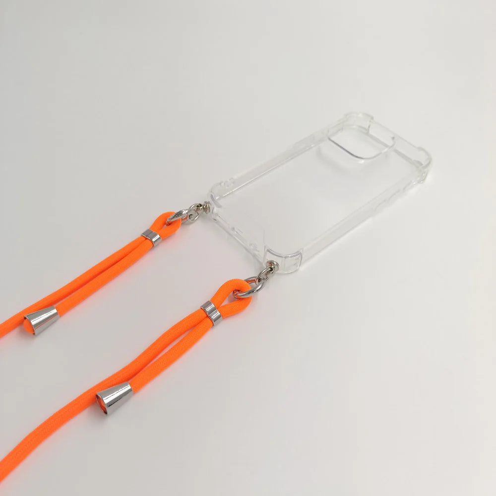 Cellect iPhone 15 átlátszó tok nyakbaakasztóval