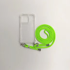 Cellect iPhone 15 átlátszó tok nyakbaakasztóval