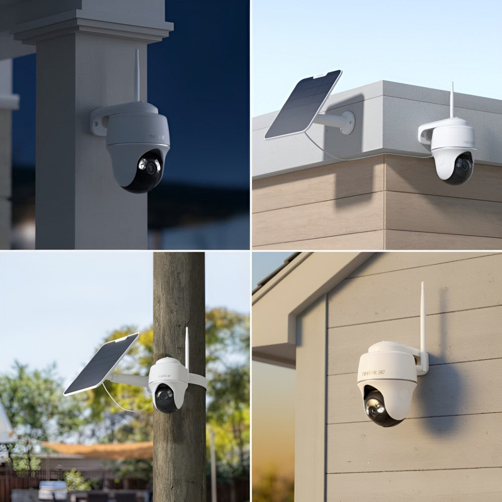 Reolink B440 fehér Wifi 8MP IP64 6Ah akkumulátor kültéri kamera