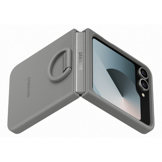 Samsung Flip 6 Szilikon tok gyűrűvel