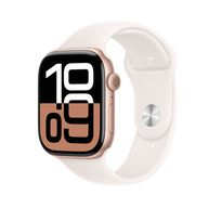 Apple Watch S10 GPS 46mm rosegold alumíniumtokos okosóra