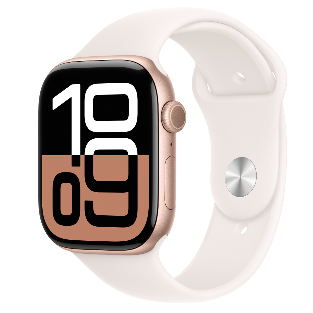 Apple Watch S10 GPS 46mm rosegold alumíniumtok