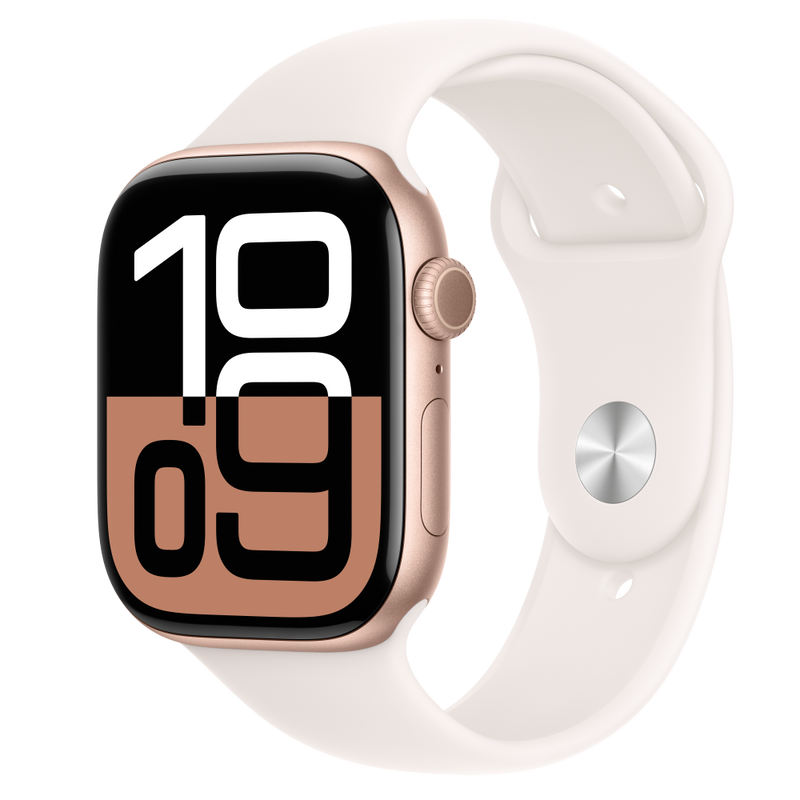 Apple Watch S10 GPS 46mm rosegold alumíniumtok