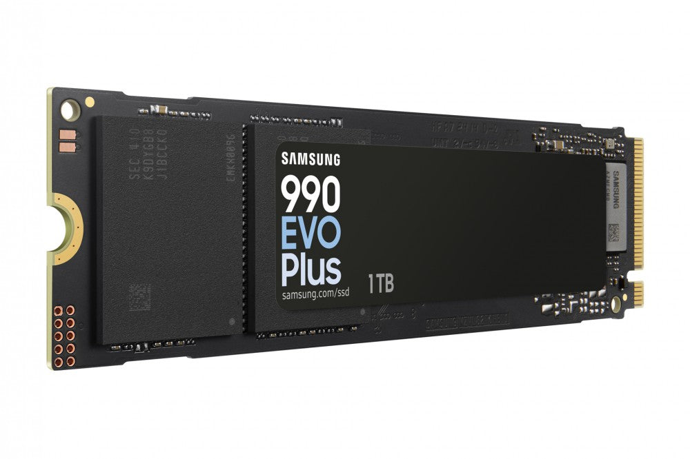 Samsung 990 EVO Plus NVMe 2.0 SSD, R7150 W6300 1TB 600 TBW