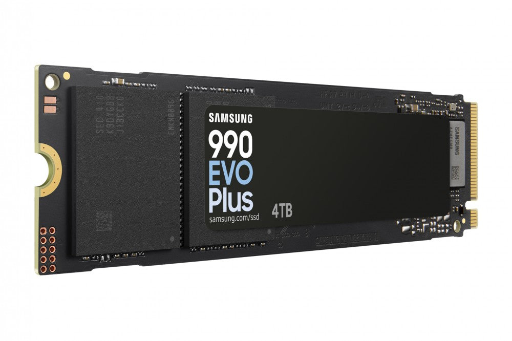 Samsung 990 EVO Plus NVMe 2.0 SSD, R7150 W6300 4TB 2400 TBW