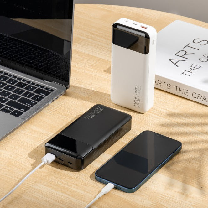 Cellect 20.000 mAh powerbank, Fehér