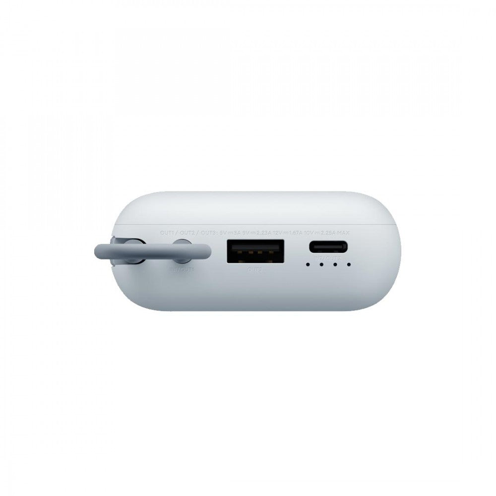 Xiaomi Power Bank 10000mAh beépített usb-c kábel kék BHR9073