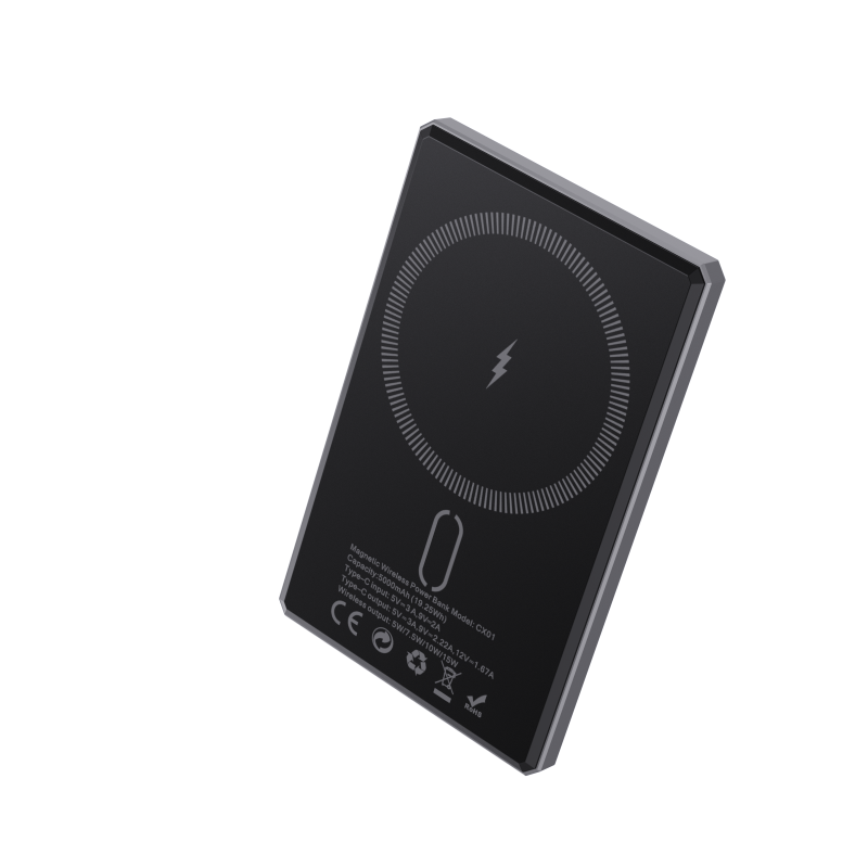 Cellect slim mágneses powerbank, 5000 mAh, Ezüst