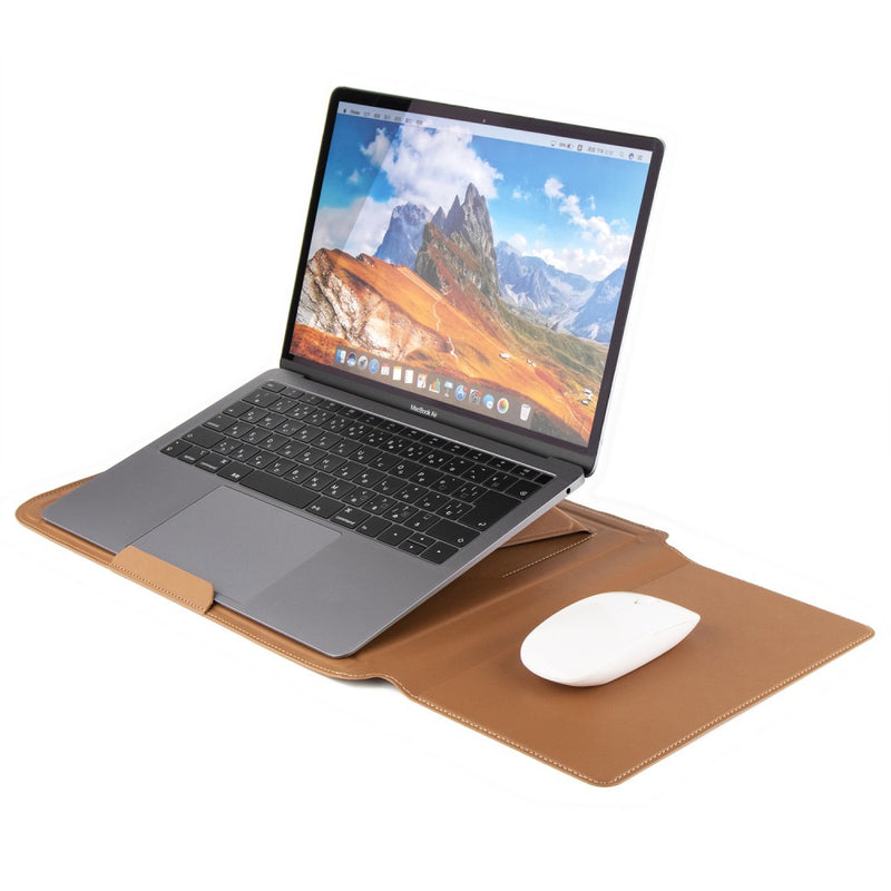 Bőrhatású multifunkciós laptoptartó