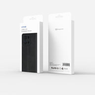 Vivo Y28 4G Foldable Cover fekete tok