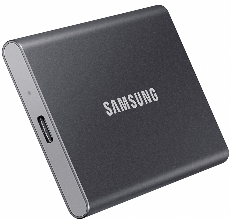Samsung T7 hordozható SSD, 4TB, USB 3.2