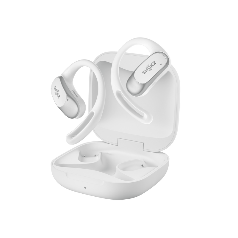 Shokz OpenFit Air Bluetooth headset, fehér