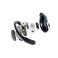 Shokz OpenFit Air Bluetooth headset, fekete