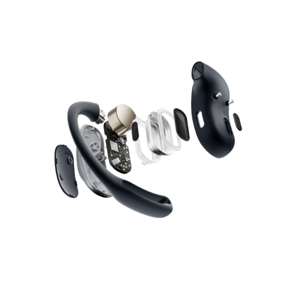 Shokz OpenFit Air Bluetooth headset, fekete