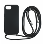 Iphone 17e/16e TPU+PC fekete tok