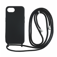 Iphone 17e/16e TPU+PC fekete tok