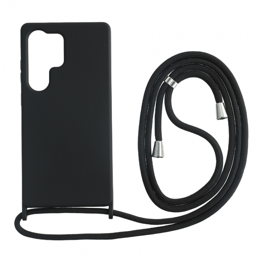 Sam S25 Ultra TPU+PC fekete tok
