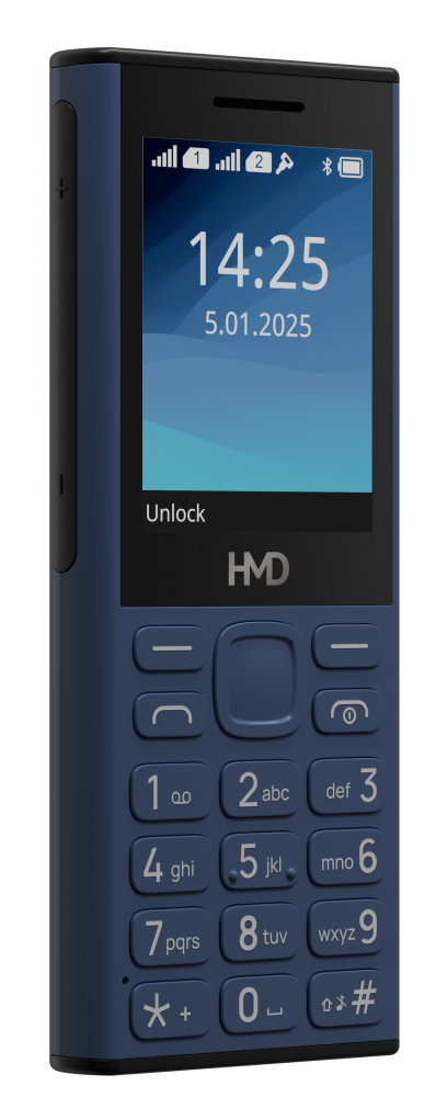 HMD 130 Music DS kék kártyafüggetlen mobiltelefon