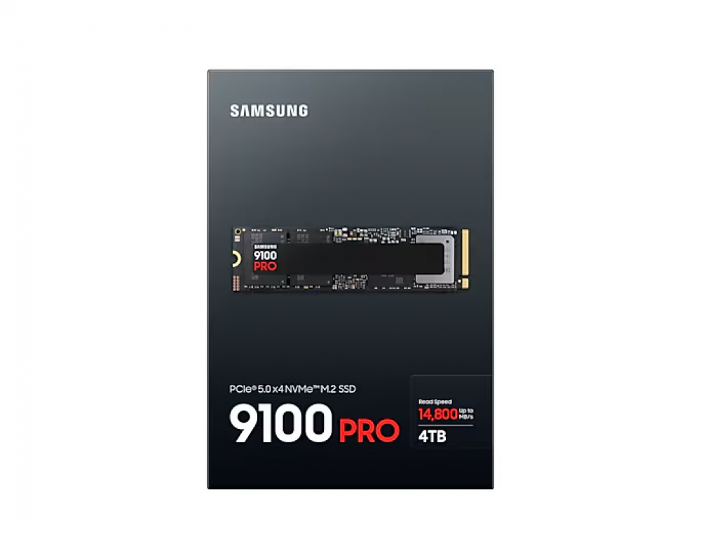 Samsung 9100 PRO PCIe 5.0 NVMe 2.0 SSD, 4TB