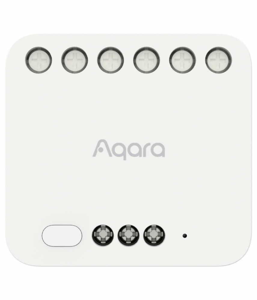 Aqara T2 mini 2 áramkörös relémodul, fogyasztásméréssel, motoros