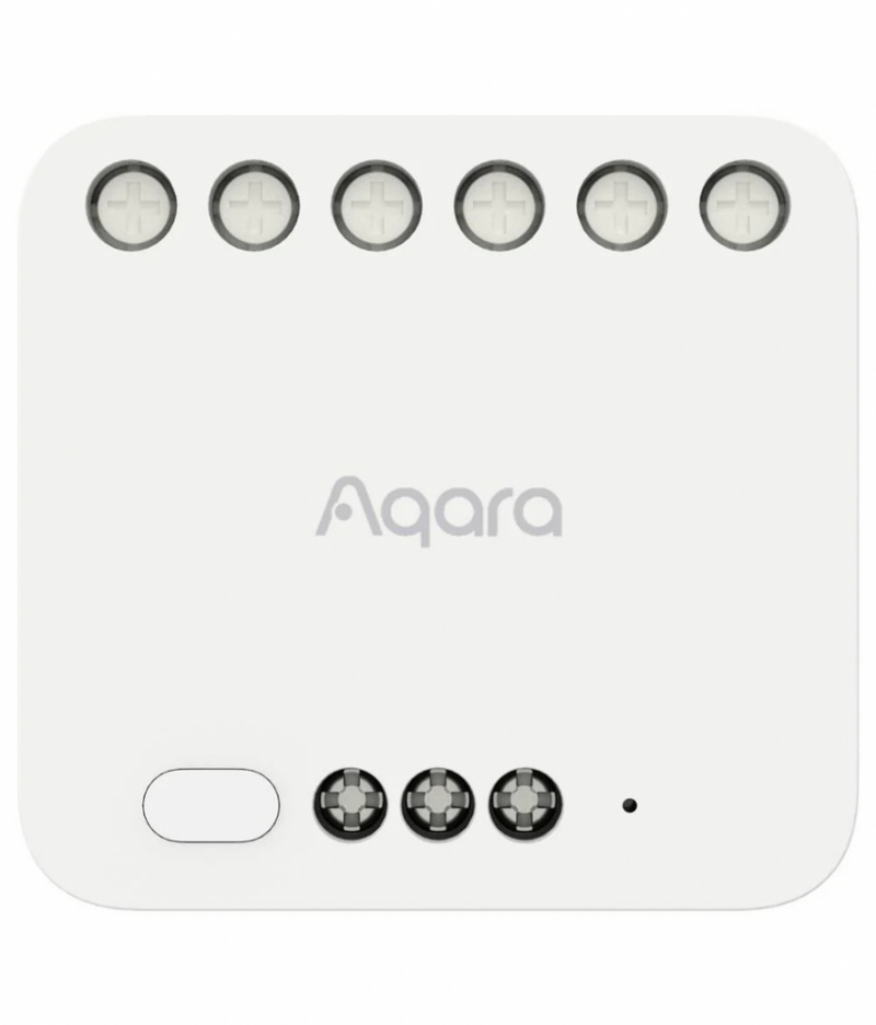 Aqara T2 mini 2 áramkörös relémodul, fogyasztásméréssel, motoros