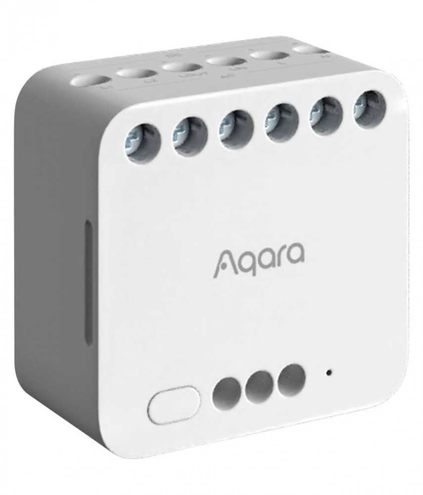 Aqara T2 mini 2 áramkörös relémodul, fogyasztásméréssel, motoros