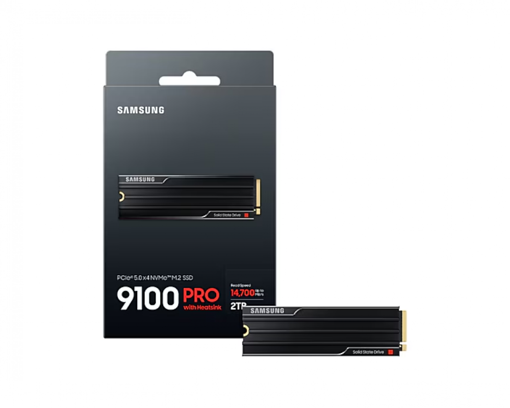 Samsung 9100 PRO Heat-Sink, PCIe 5.0, NVMe 2.0, 2TB