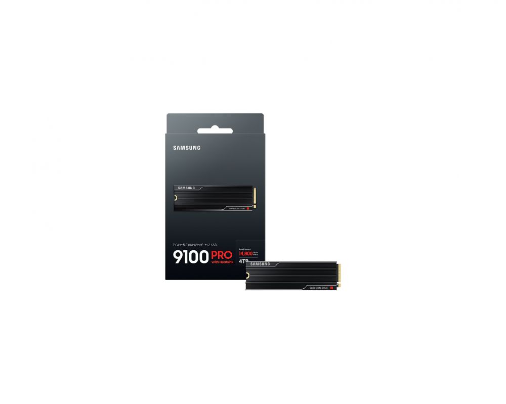Samsung 9100 PRO Heat-Sink, PCIe 5.0, NVMe 2.0, 4TB
