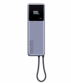 Xiaomi PowerBank 165 W 10000mAh  usb-c kábel szürke BHR9361
