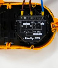 Shelly 2PM Gen3 WiFi + Bluetooth, két áramkörös okosrelé, áramfo
