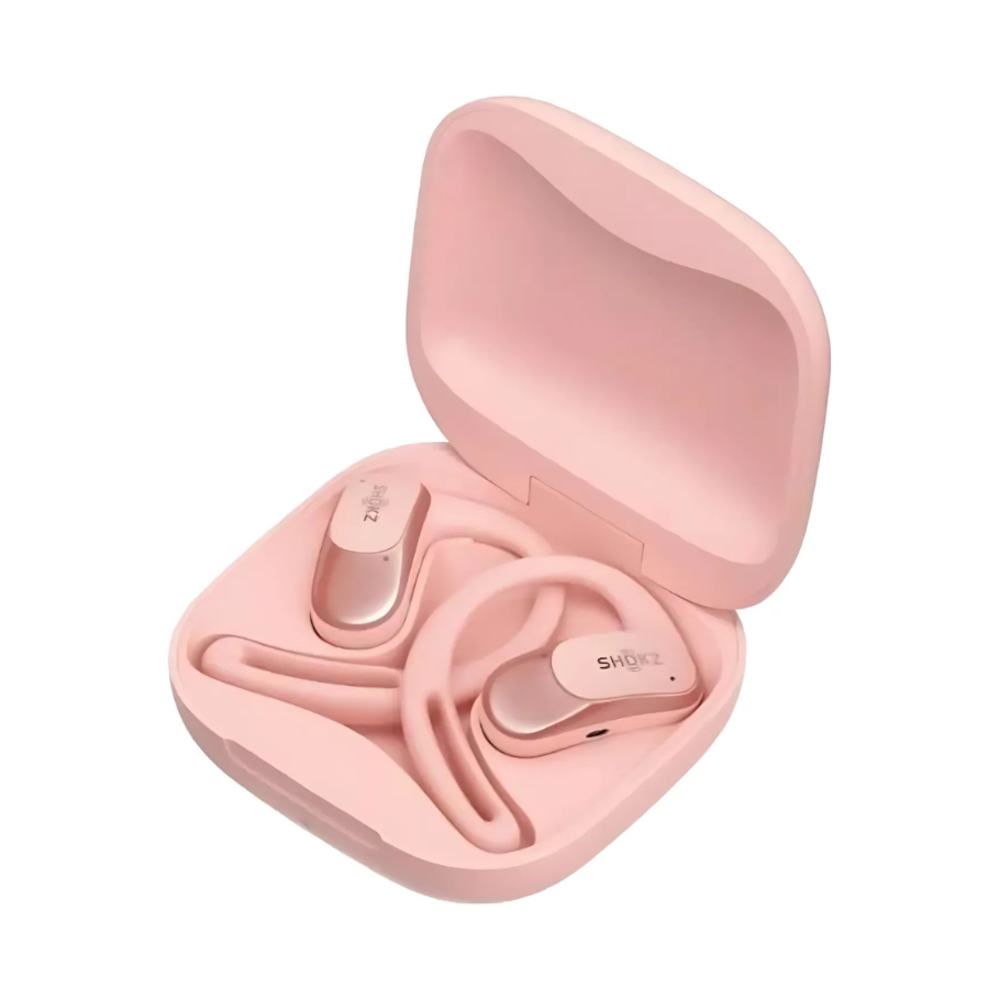 Shokz OpenFit Air Bluetooth headset, pink