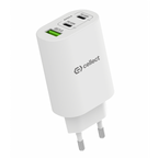 Cellect 65W hálózati gyorstöltő adapter, Fehér