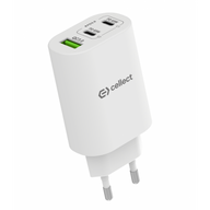 Cellect 65W hálózati gyorstöltő adapter, Fehér