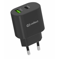 Cellect 30W hálózati gyorstöltő adapter, Fekete