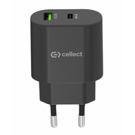 Cellect 30W hálózati gyorstöltő adapter, Fekete